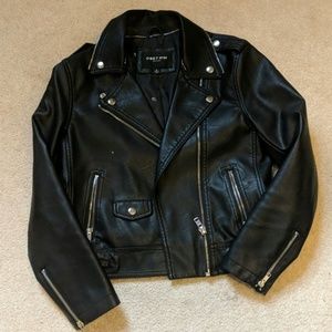 Vegan pleather Moto jacket